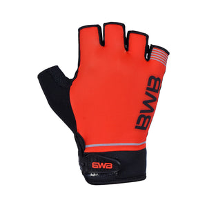 BWB Amber Unisex Fingerless Gel Padded Summer Cycling Gloves