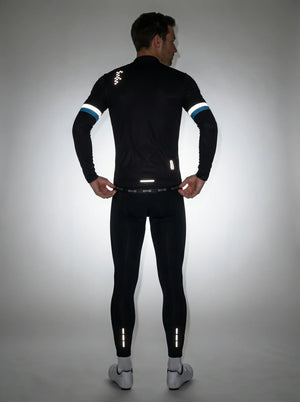 BWB Men's Thermal Frost Performance Gel Padded Cycling Cargo Bib Tights
