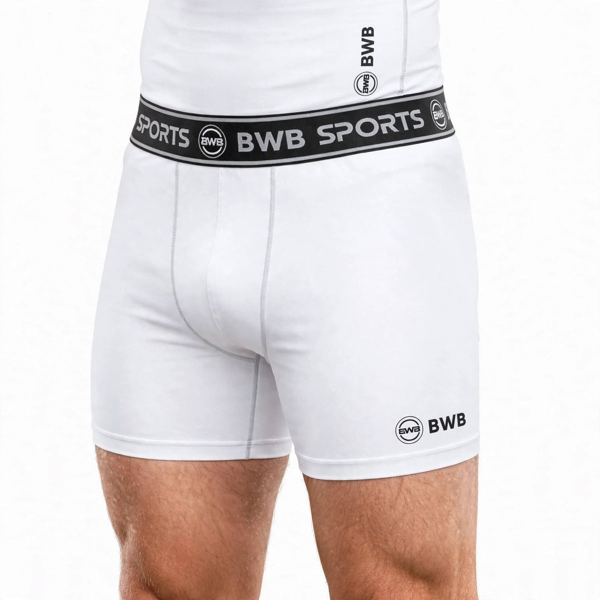 BWB Men's Boxer Shorts Value Pack 3 - White