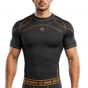 Men's Compression Short Sleeve Shirts - Pack of 3