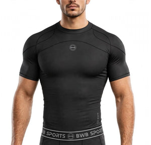 Men's Compression Short Sleeve Shirts - Pack of 3
