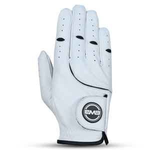 BWB Men's Right Hand Golf Glove White / Black