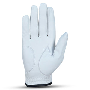 BWB Men's Right Hand Golf Glove White / Black