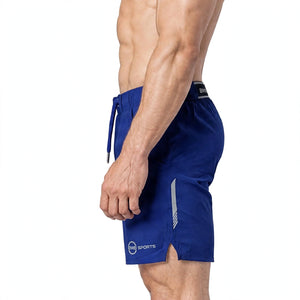 BWB Men's Black Sports Gym Running Shorts