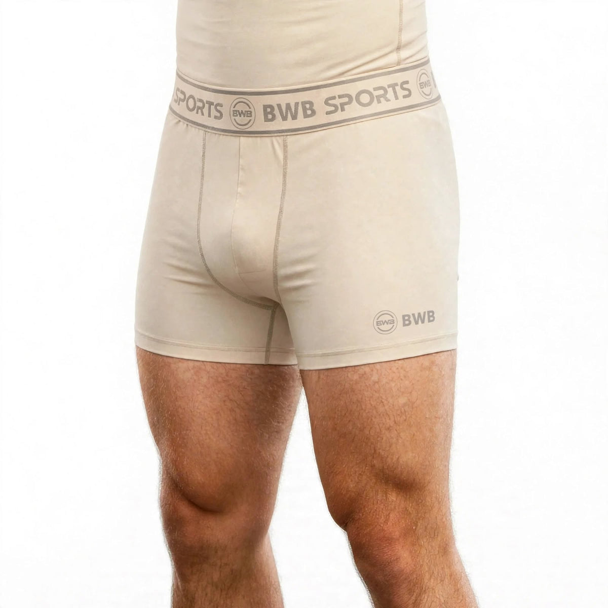 BWB Men's Boxer Shorts Value Pack 3 - Beige