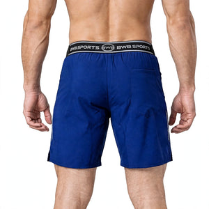 BWB Men's Black Sports Gym Running Shorts