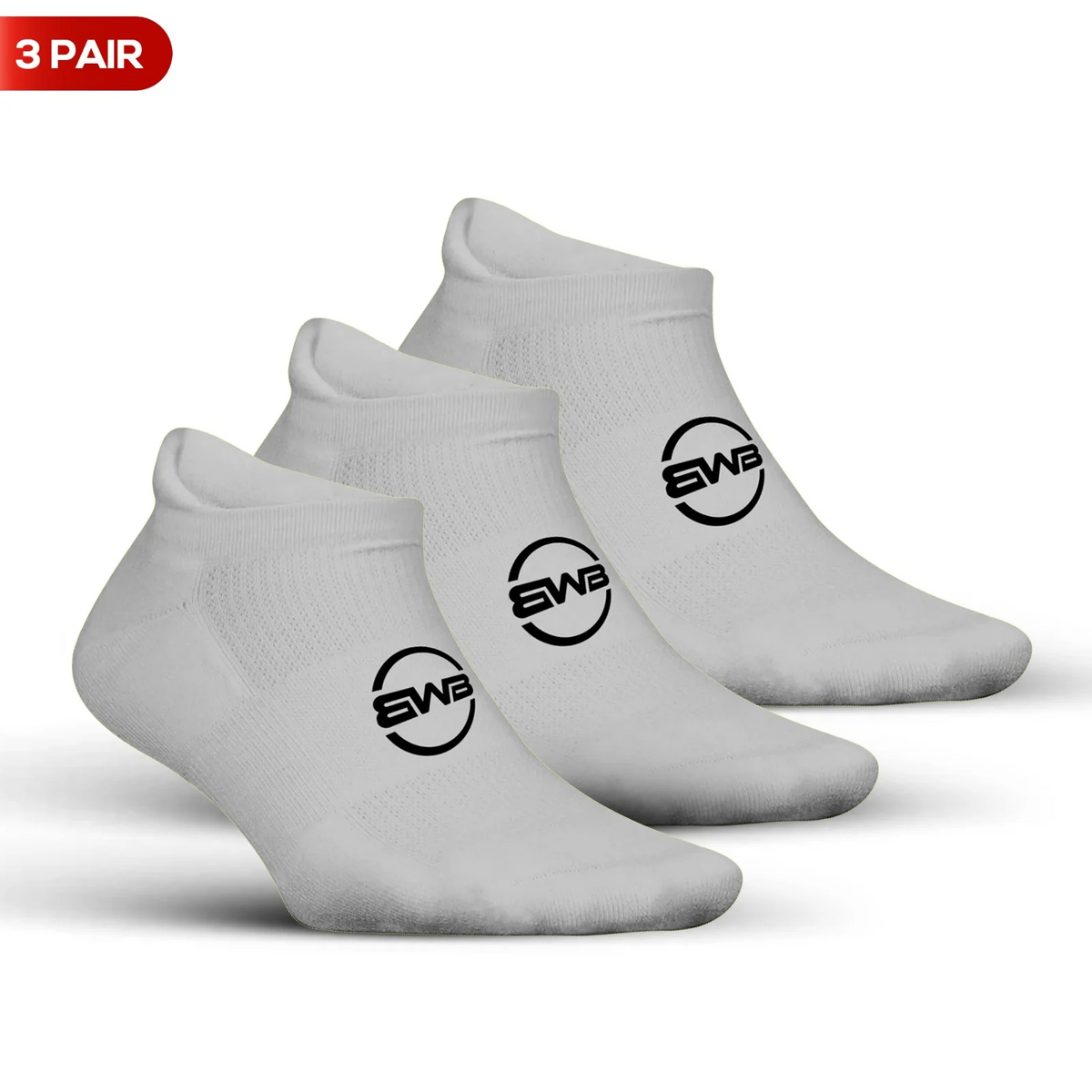 BWB Men’s Black/White Race Day Runner Performance Bundle