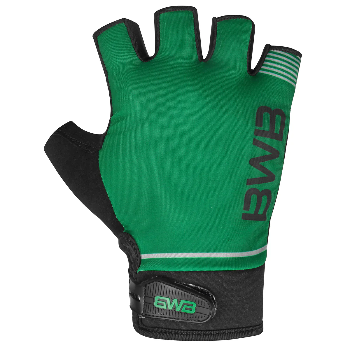 Green Men's Short Sleeve Cycling Jersey & Bib Shorts Set with 3 Pairs Cycling Socks & Free Fingerless Gel Padded Gloves