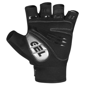 Black Men's Short Sleeve Cycling Jersey & Bib Shorts Set with 3 Pairs Cycling Socks & Free Fingerless Gel Padded Gloves