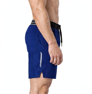 BWB Men's Royal Blue Lightweight Sports Running Shorts