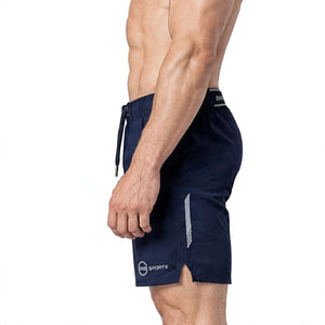 BWB Men's Black Sports Gym Running Shorts